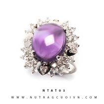 Mua Nhẫn bạc đá thạch anh tím NTAT03 tại Anh Phương Jewelry