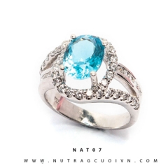 Mua Nhẫn bạc mặt đá Topa NAT07 tại Anh Phương Jewelry