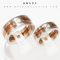 Mua Nhẫn cưới 2 màu ANC93 tại Anh Phương Jewelry