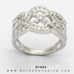 Mua Nhẫn nữ vàng trắng N1004 tại Anh Phương Jewelry