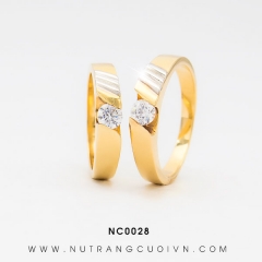 Mua Nhẫn cưới 2 màu NC0028 tại Anh Phương Jewelry