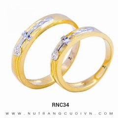Mua Nhẫn Cưới Vàng RNC34 tại Anh Phương Jewelry