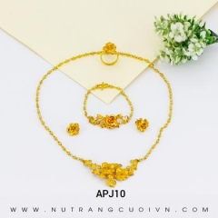 Mua BỘ TRANG SỨC CƯỚI APJ10 tại Anh Phương Jewelry