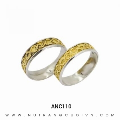 Mua Nhẫn Cưới Hai Màu ANC110 tại Anh Phương Jewelry