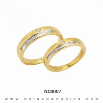 Mua Nhẫn Cưới Hai Màu NC0007 tại Anh Phương Jewelry