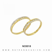 Mua Nhẫn Cưới Hai Màu NC0018 tại Anh Phương Jewelry