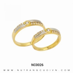 Mua Nhẫn Cưới Hai Màu NC0026 tại Anh Phương Jewelry