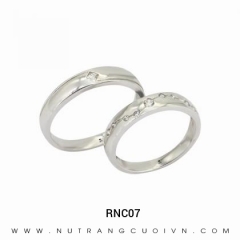 Mua Nhẫn Cưới Vàng Trắng RNC07 tại Anh Phương Jewelry