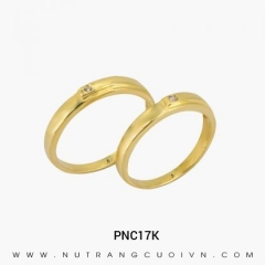 Mua Nhẫn Cưới Vàng PNC17K tại Anh Phương Jewelry