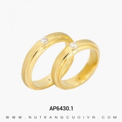 Mua Nhẫn Cưới Vàng AP6430.1 tại Anh Phương Jewelry