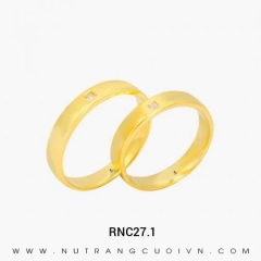 Mua Nhẫn Cưới Vàng RNC27.1 tại Anh Phương Jewelry