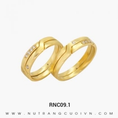 Mua Nhẫn Cưới Vàng RNC09.1 tại Anh Phương Jewelry