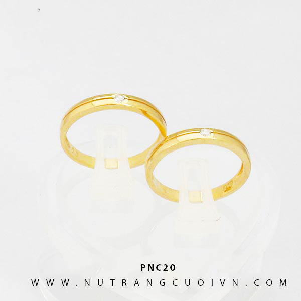 Nhẫn cưới vàng PNC20 