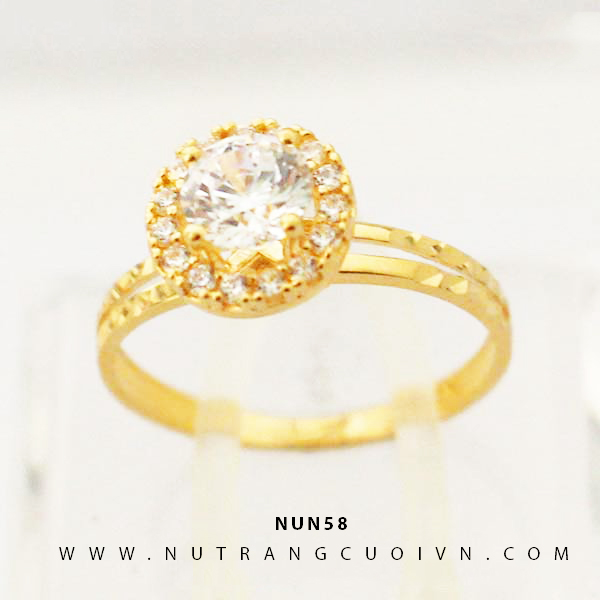 Nhẫn nữ vàng 18K NUN58