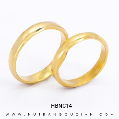 Nhẫn Cưới Vàng HBNC14