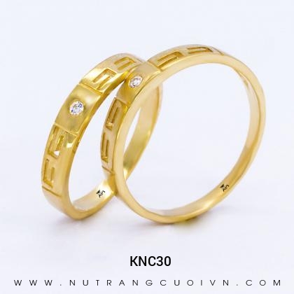 Nhẫn Cưới Vàng KNC30