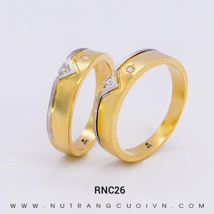 Nhẫn Cưới Vàng RNC26