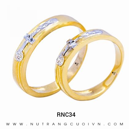 Nhẫn Cưới Vàng RNC34