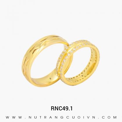 Nhẫn Cưới Vàng RNC49.1