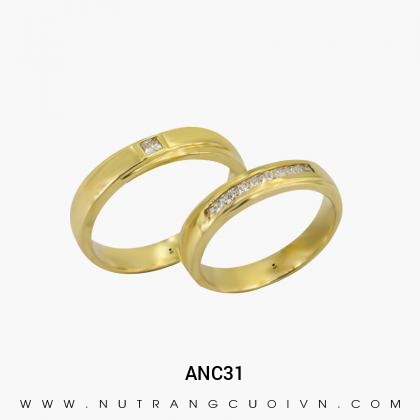 Nhẫn Cưới Vàng ANC31