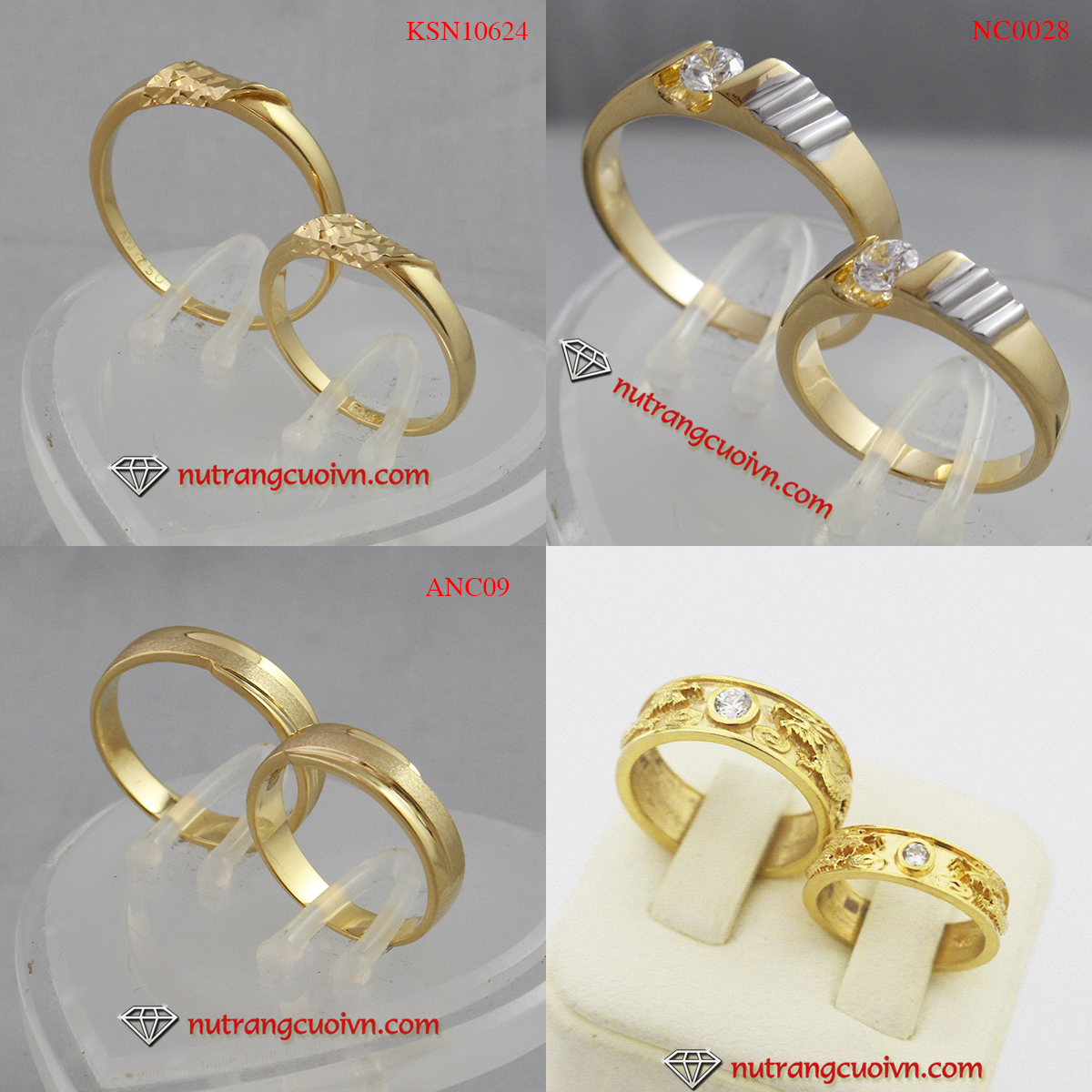 Các mẫu nhẫn cưới đẹp nhất ở Anh Phương | Anh Phương Jewelry