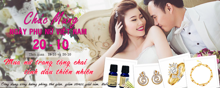 Khuyến mãi trang sức cưới nhân ngày 20/10/2015