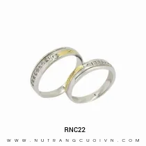 Nhẫn Cưới Hai Màu RNC22