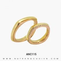 Nhẫn Cưới Hai Màu ANC115