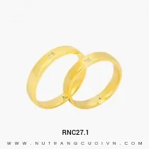Nhẫn Cưới Vàng RNC27.1