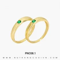 Nhẫn Cưới Vàng PNC08.1