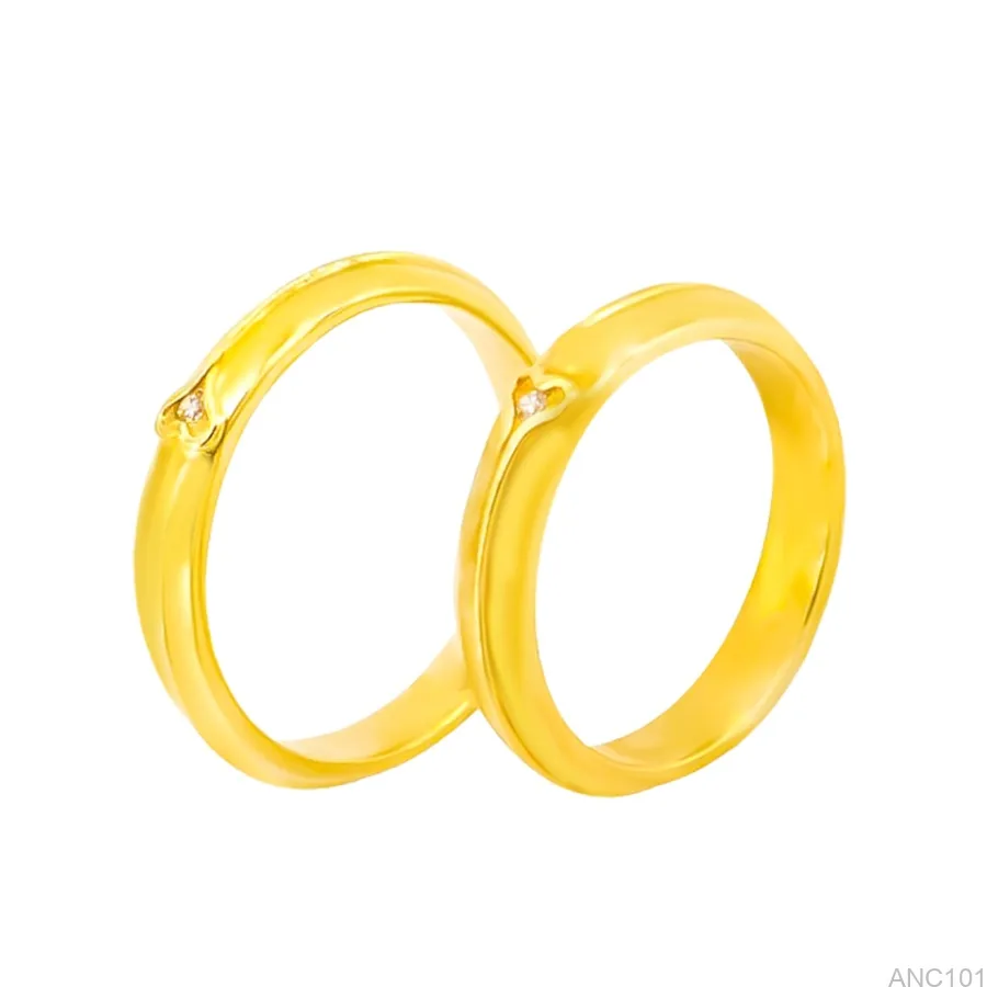 Nhẫn Cưới Vàng ANC101