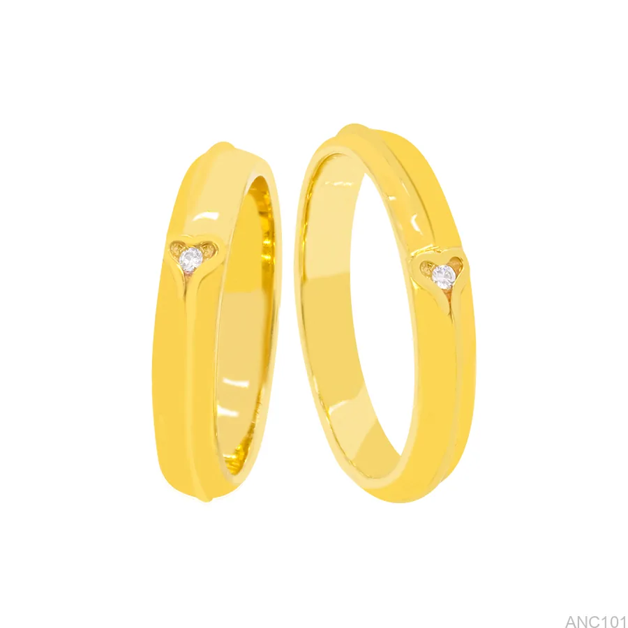 Nhẫn Cưới Vàng ANC101