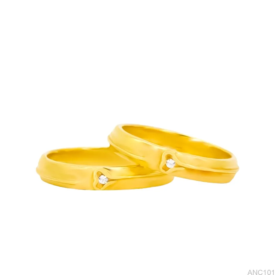 Nhẫn Cưới Vàng ANC101
