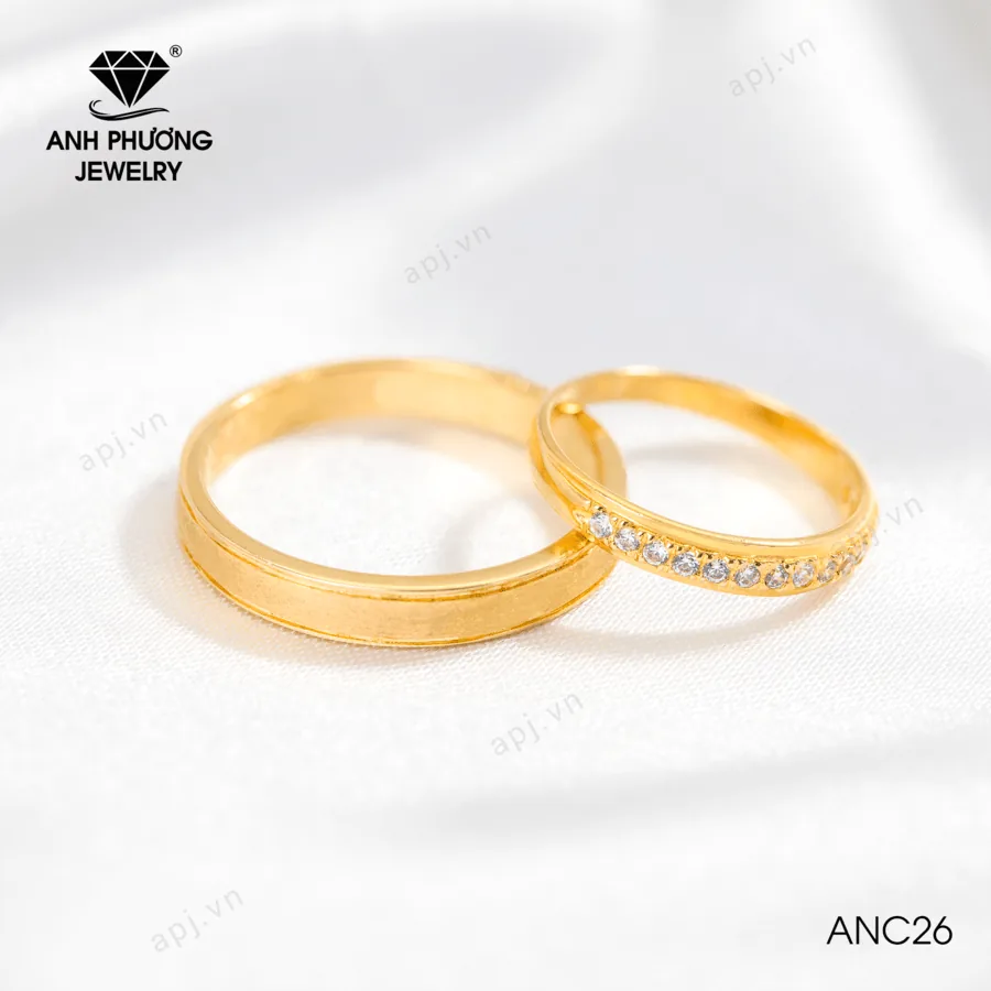 Nhẫn Cưới Vàng ANC26