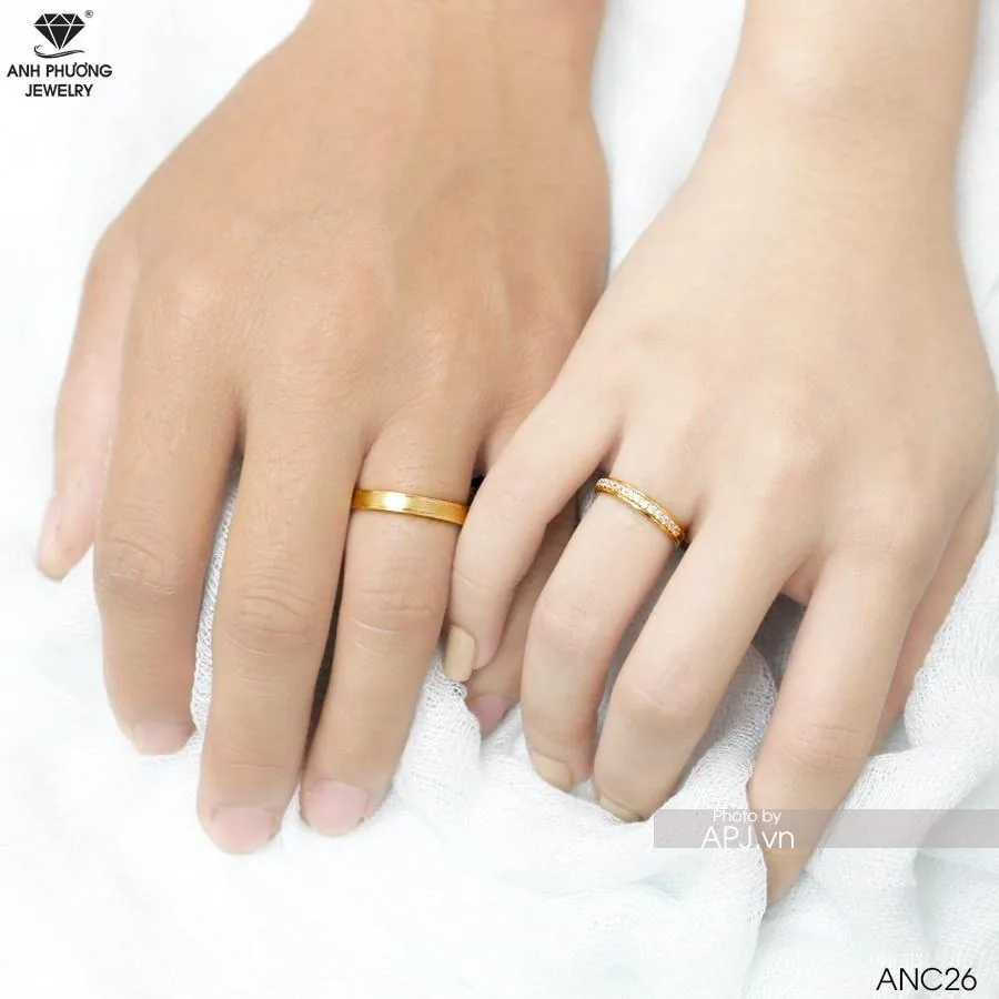 Nhẫn Cưới Vàng ANC26