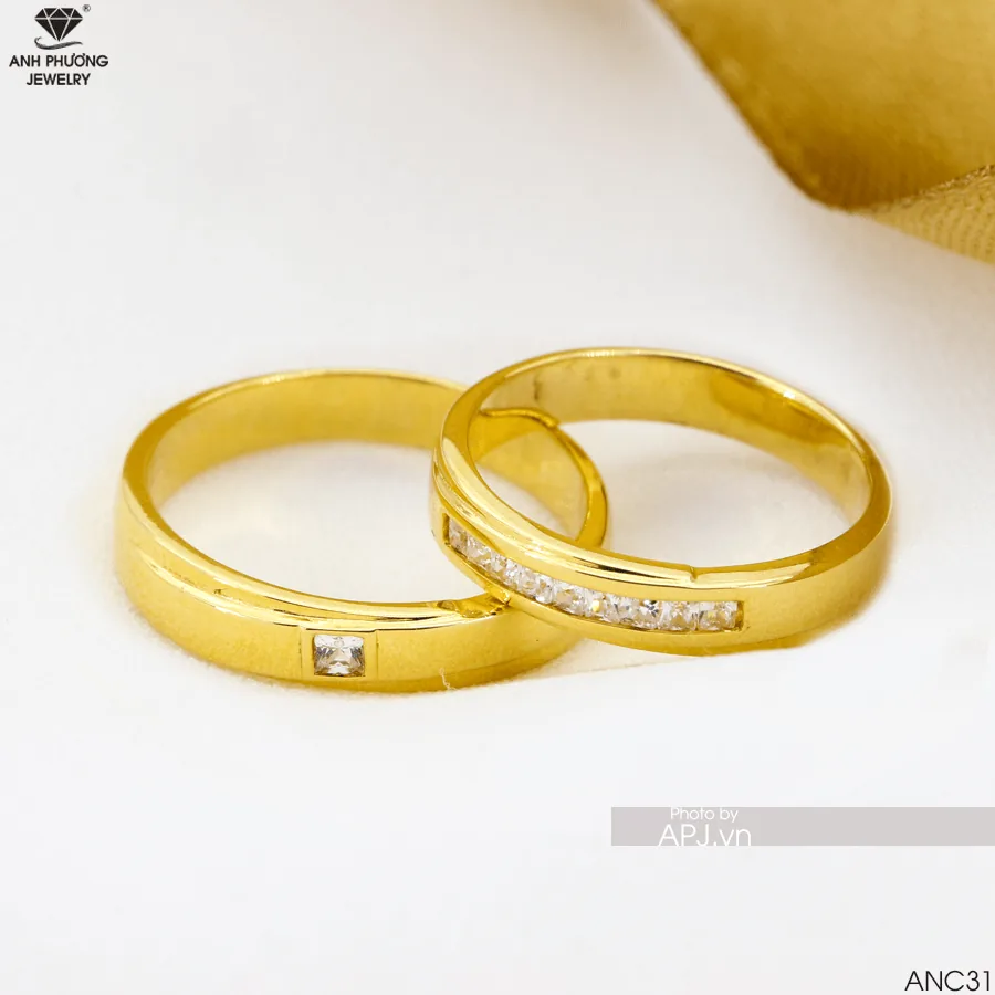 Nhẫn Cưới Vàng ANC31