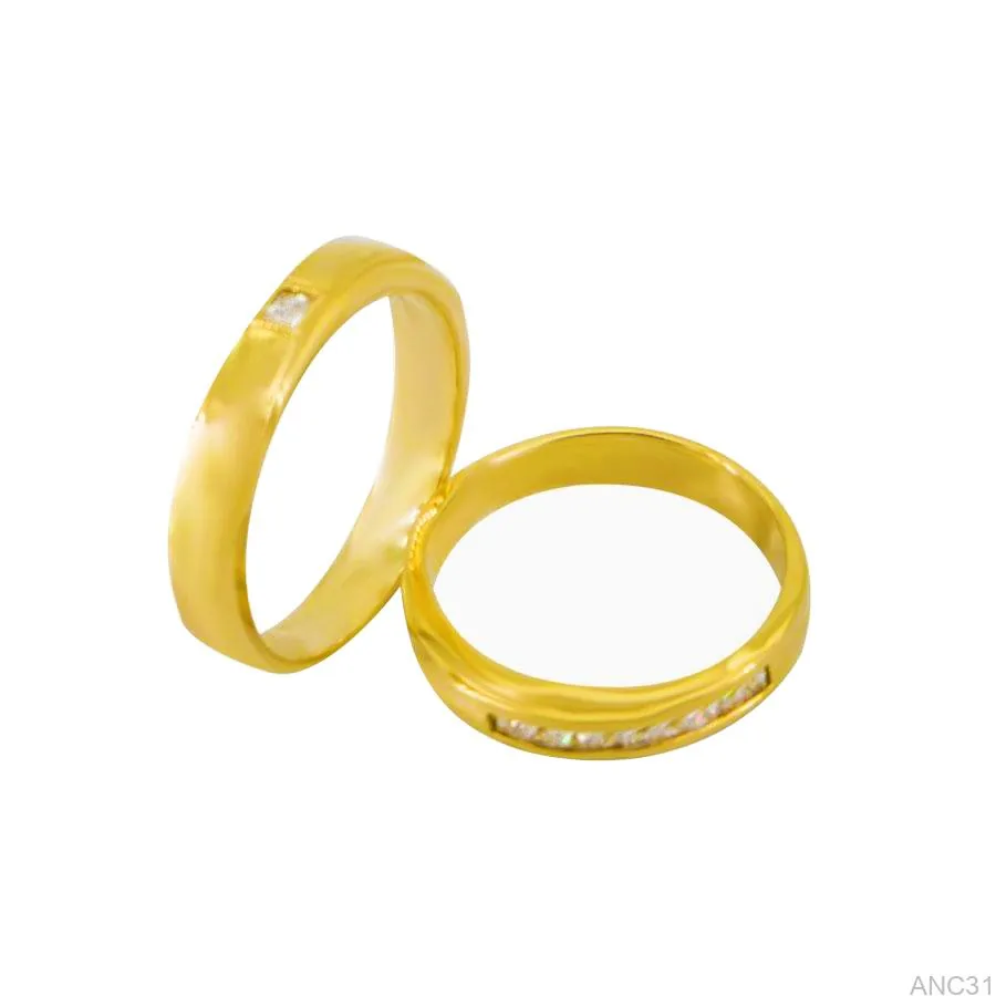 Nhẫn Cưới Vàng ANC31