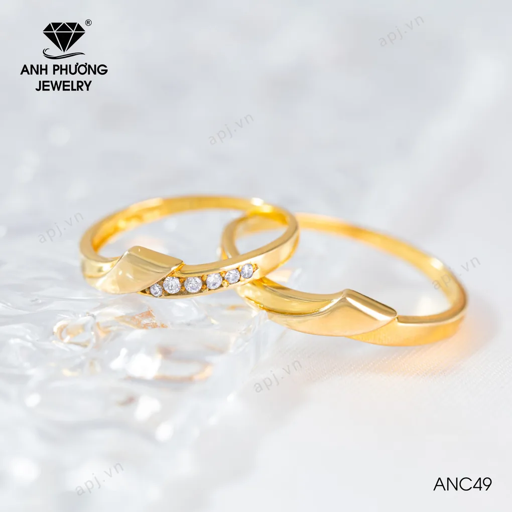 Nhẫn Cưới Vàng ANC49