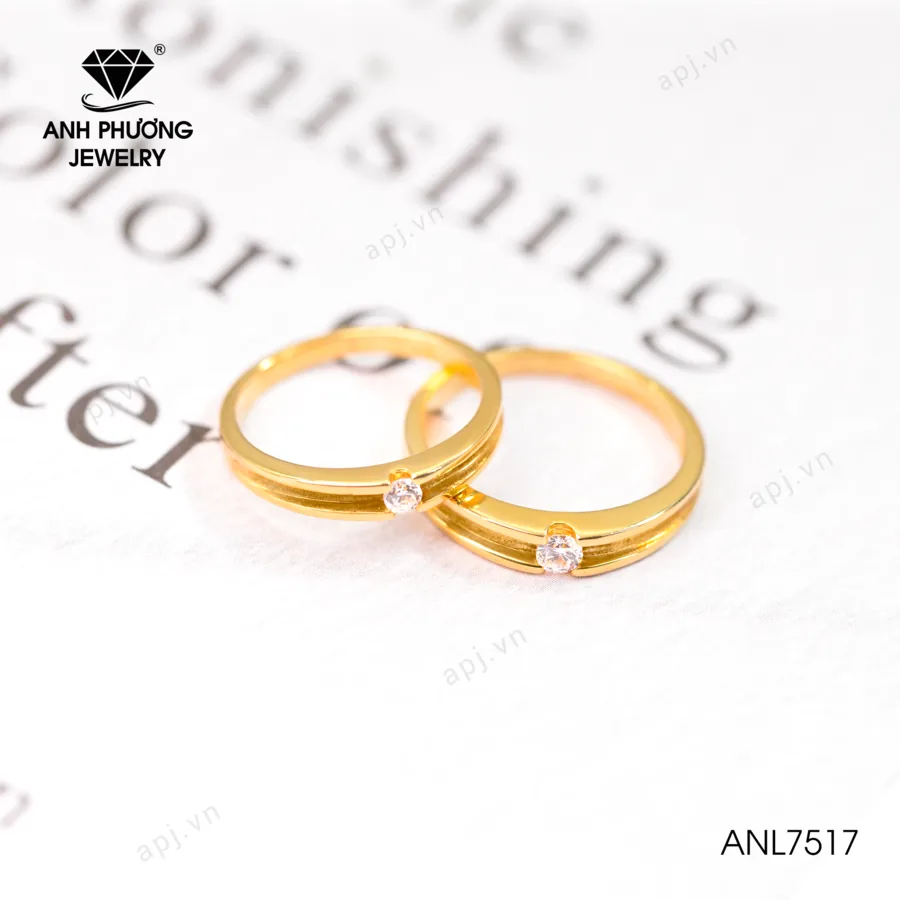 Nhẫn Cưới Vàng ANL7517