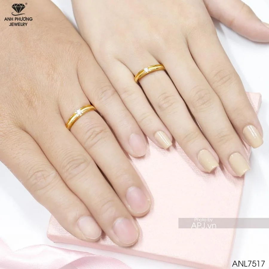 Nhẫn Cưới Vàng ANL7517