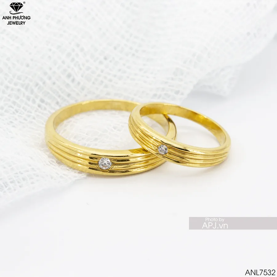 Nhẫn Cưới Vàng ANL7532
