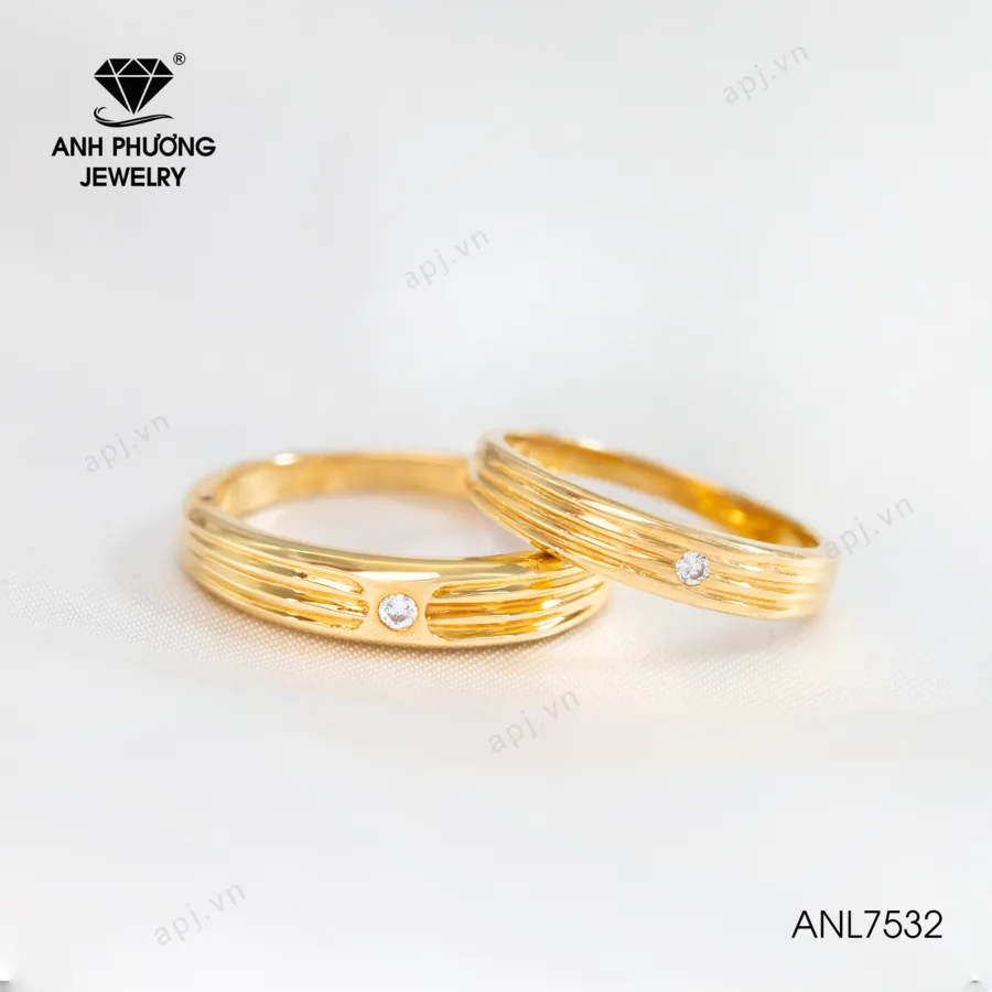 Nhẫn Cưới Vàng ANL7532