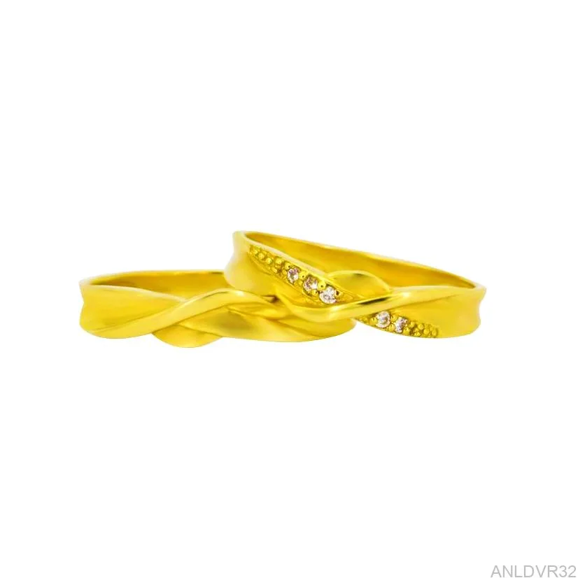 Nhẫn Cưới Vàng ANLDVR32