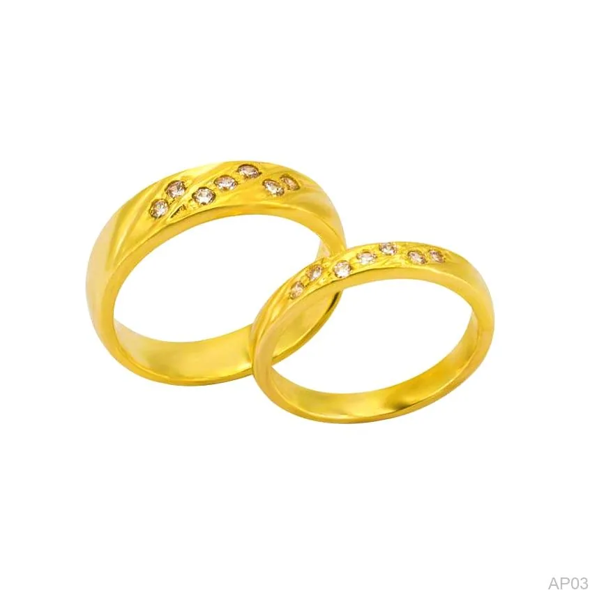 Nhẫn Cưới Vàng AP03