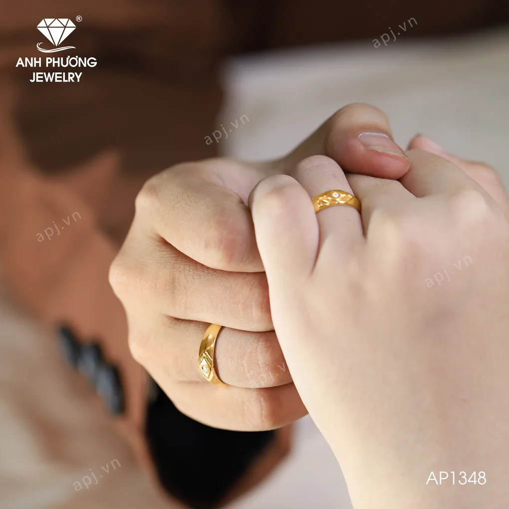 Nhẫn Cưới Vàng AP1348