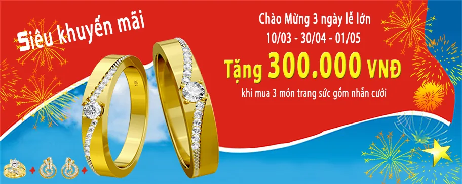 Siêu khuyến mãi mừng 10-3, 30-4, 1-5