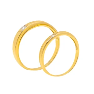 Nhẫn Cưới Vàng HAPNC06