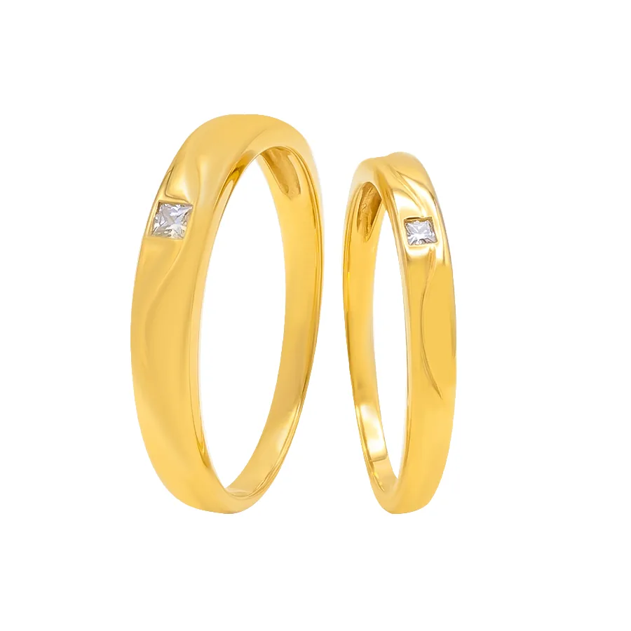 Nhẫn Cưới Vàng HAPNC06