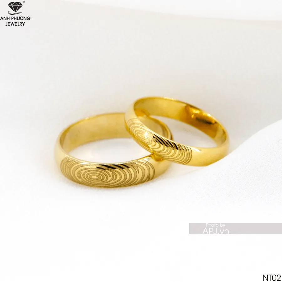 Nhẫn Cưới Vàng NT02