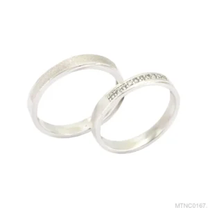 Nhẫn Cưới Vàng Trắng MTNC0167